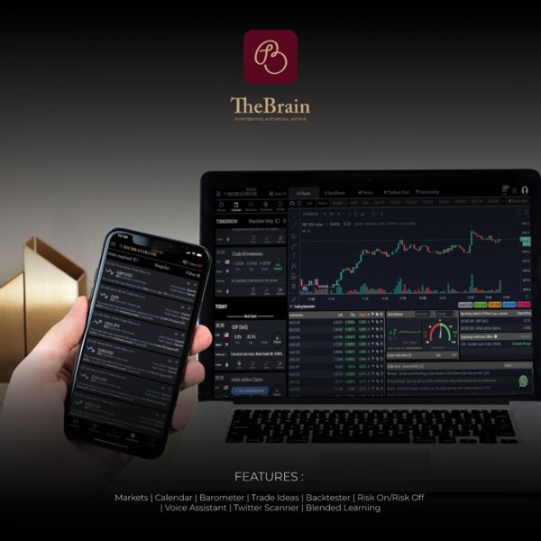 TheBrain - AI Trade Strategies is Asia's first AI Personal Financial Advisor. Developed by Bonjour Technology Sdn Bhd (BigBrainBank.org), it is available on Android and iOS App Stores, and desktop version. The app significantly helps both corporate and retail investors to improve their trading result through trade ideas, risk on risk off, backtester and a host of advanced features. The algorithmic system benchmarks a minimum 66% historical success rate as part of its key feature.