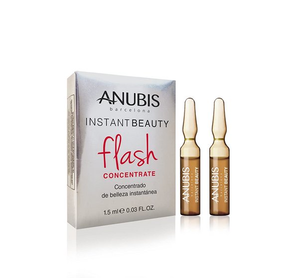 Anubis Concentrate Line Instant Beauty Flash Concentrate ideal as an immediate lifting treatment on skins that show flaccidity signs and wrinkles. Discover more brands at Beautylife Bonanza.