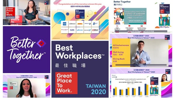 Great Place to Work® releases its inaugural annual list as Best Workplaces in Taiwan™ 2020