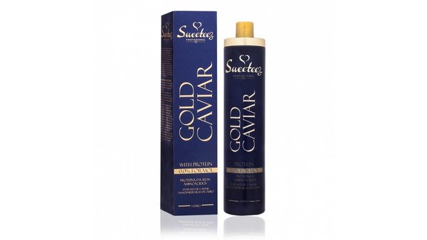 Sweeteez's Gold Caviar Protein treatment - Sweeteez的黄金鱼子酱蛋白护理是一种创新的头发护理，具有丰富的鱼子酱和丝蛋白配方，可拉直头发，使其顺滑如丝。 您可在Beautylife Bonanza上搜罗更多品牌