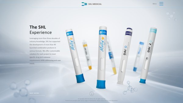 SHL Medical will launch our virtual experience webpage titled The SHL Experience this October.