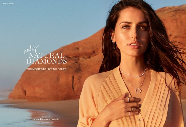 Ana de Armas Stars in The Natural Diamond Council’s First Ever Celebrity Campaign