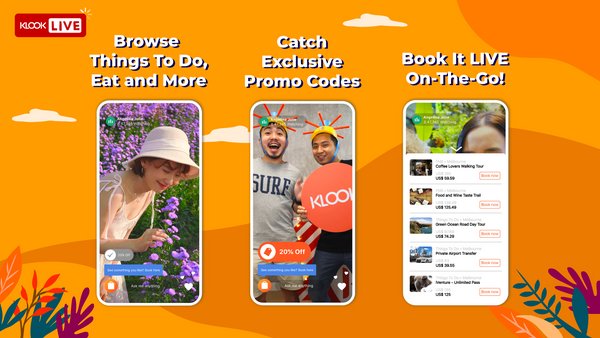 Klook Launches Klook Live!, Its First-Ever Interactive Livestream Mobile Feature with Encouraging Success, Observes 4 Times Uplift in Conversion Rates
