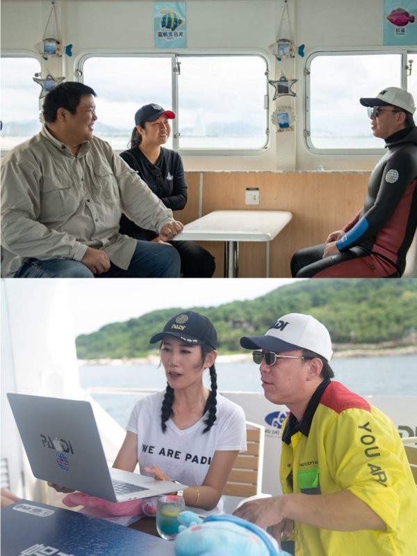 黄渤三亚海底直播首秀，携手PADI国际潜水协会在蜈支洲岛助力海洋环保