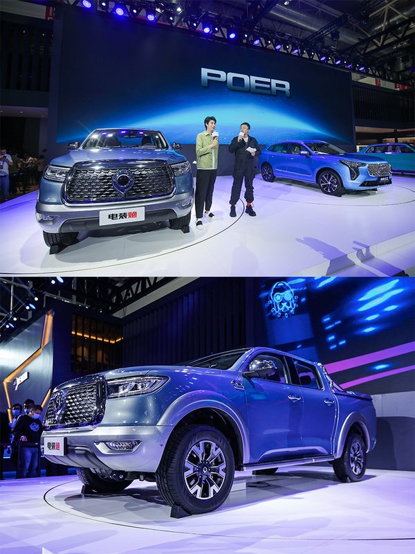 GWMがAuto China 2020で、Pシリーズ・ピックアップモデルの正式名称POERと、EVモデルを発表