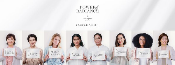From L-R:Yukari Suzuki, Chief Brand Officer of Cle de Peau Beaute; Chiaki Horan, TV Personality and Actress; Toni Garrn, Humanitarian, Model and Actress; Pratiksha Pandey, 2020 'Power of Radiance Awards' Recipient; Binita Shrestha, 2020 'Power of Radiance Awards' Recipient; Chriselle Lim, Entrepreneur and Digital Content Creator; Fionnghuala O'Reilly, Model, Beauty Pageant Titleholder, NASA Datanaut and Director of Space Apps DC; Mizuki Hashimoto, Deputy Chief Brand Officer of Cle de Peau Beaute