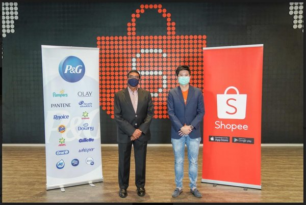 Shankar Viswanathan, Senior Vice President - P&G Market Operations - Malaysia, Singapore, Vietnam and E-Commerce - Asia Pacific, Middle East and Africa with Ian Ho, Shopee Regional Managing Director